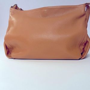 NWOT Vera Pelle Tan Leather Tote Bag